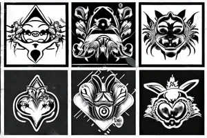 bunny tattoo idea