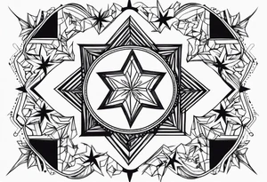 Stars tattoo idea