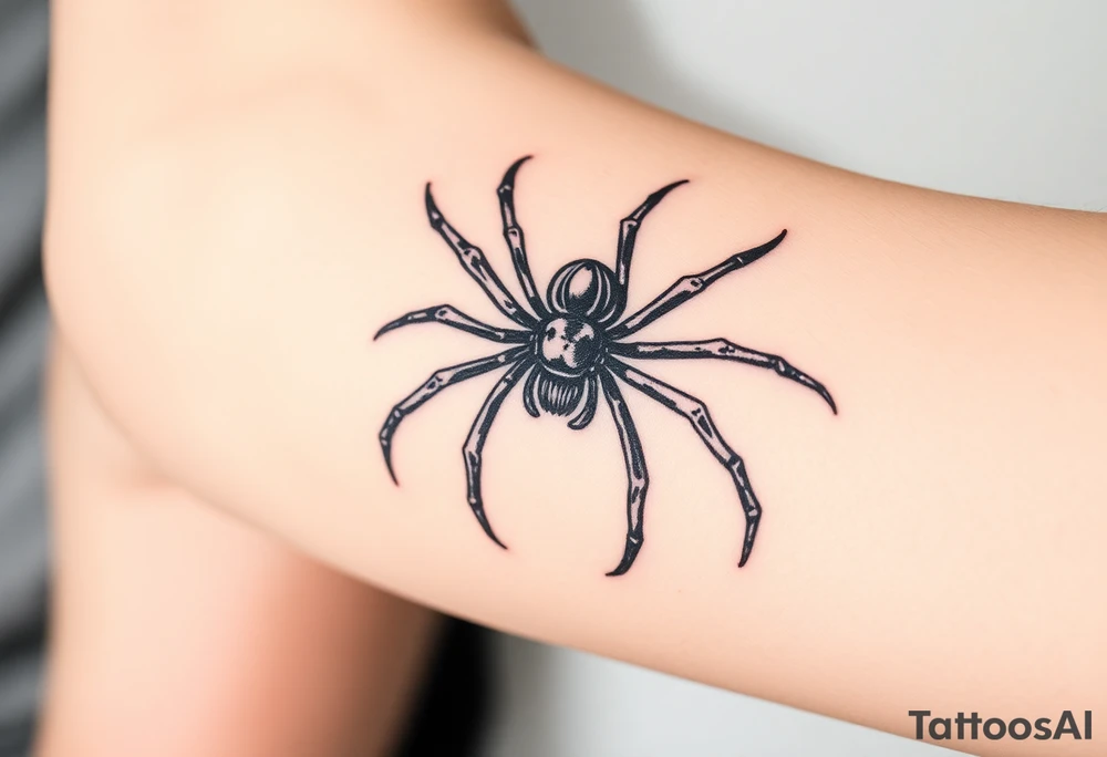 Spider tattoo idea