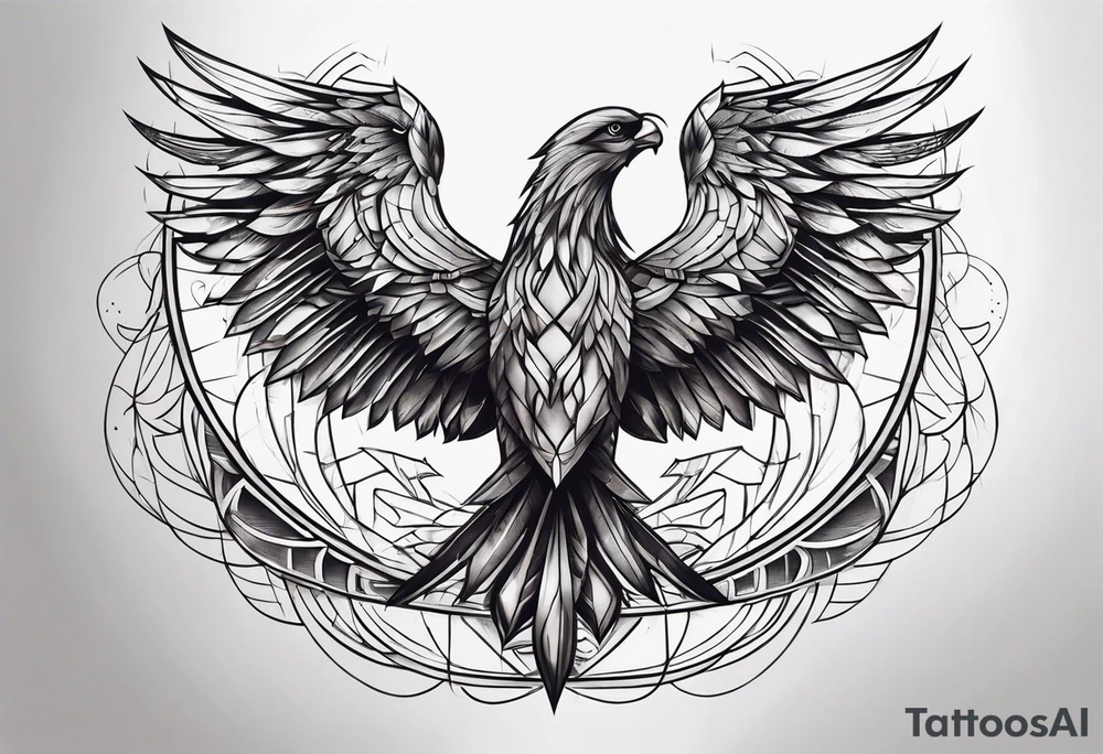back shoulder muscle tattoo idea