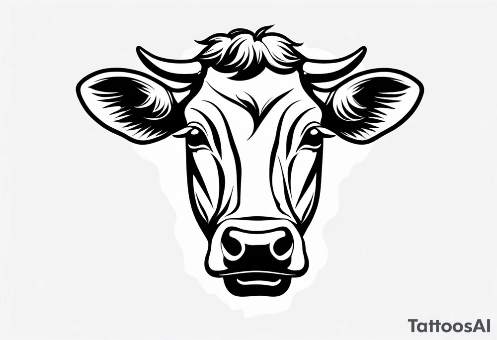 COW ANIMAL tattoo idea