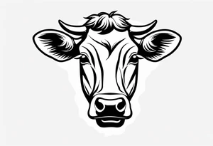 COW ANIMAL tattoo idea