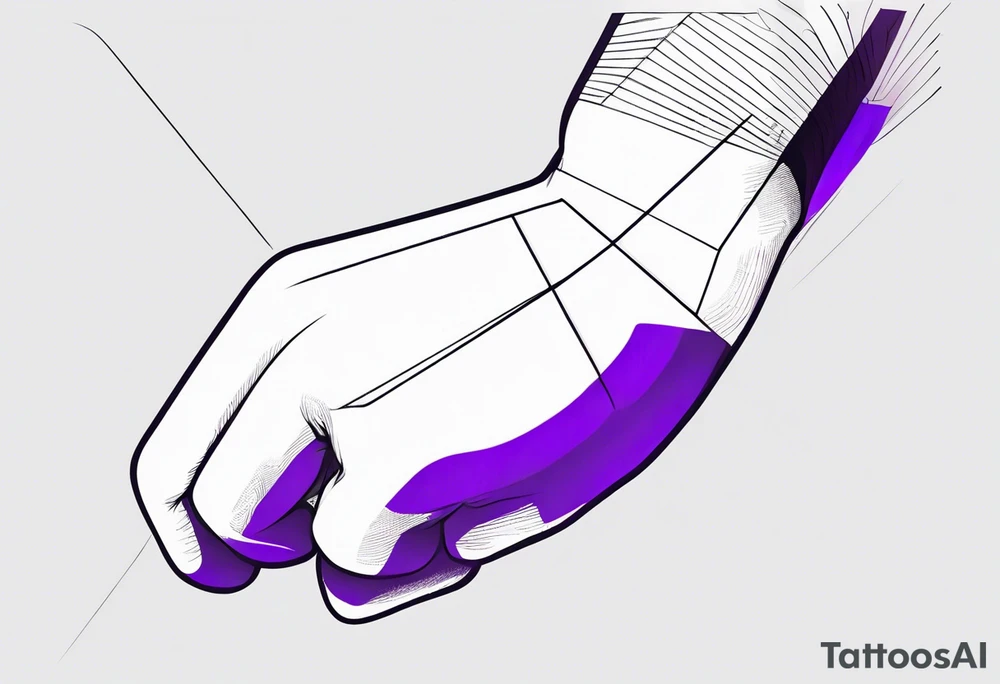lines around wrist, abstract, black and purple, covered from wrist to forearm, fully covered, no borders, blackwork, no people tattoo idea