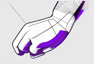 lines around wrist, abstract, black and purple, covered from wrist to forearm, fully covered, no borders, blackwork, no people tattoo idea