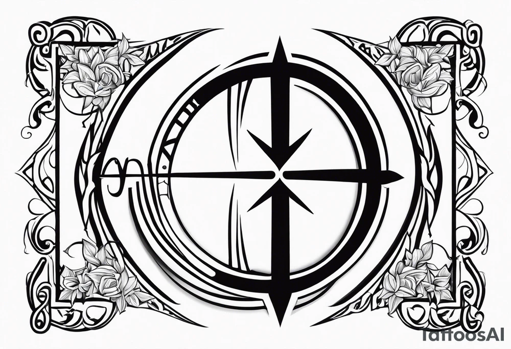 sagittarius, faith, strong, warrior, god, jesus, christ tattoo idea