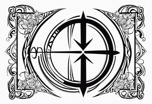 sagittarius, faith, strong, warrior, god, jesus, christ tattoo idea