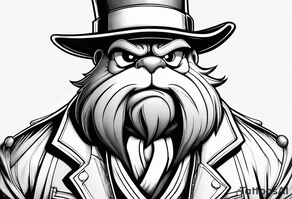 The looney tunes character taz tattoo idea