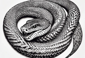 Snake wrapped around my arm tattoo idea