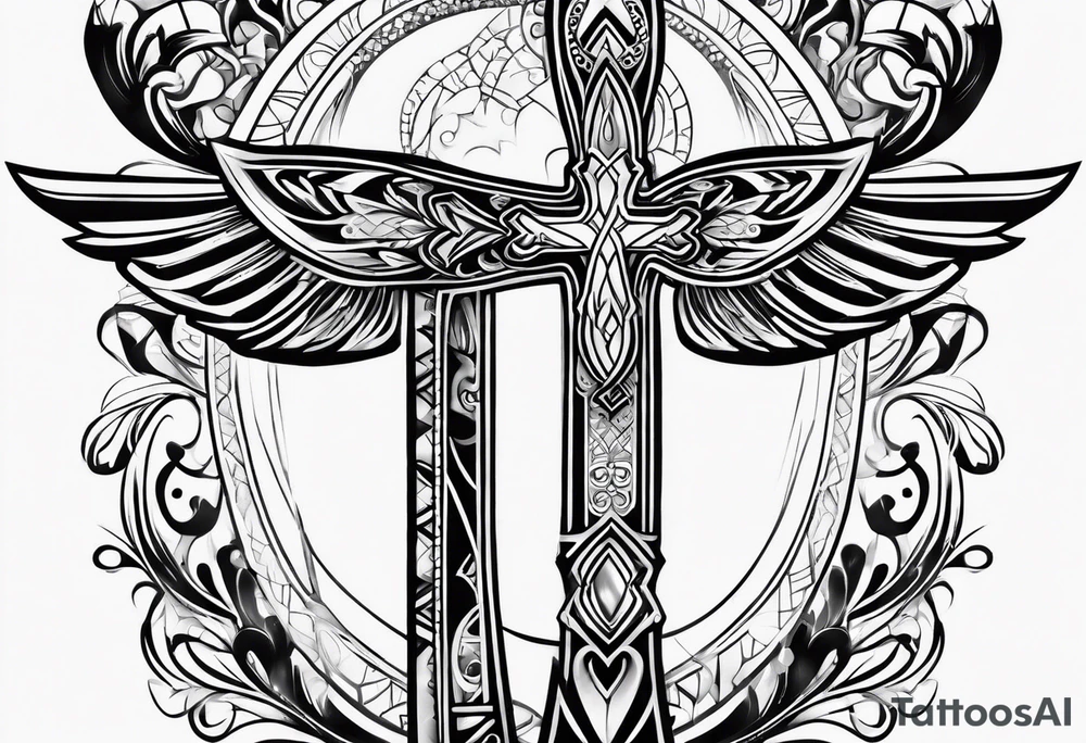 ankh, arm tattoo idea