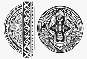 Tribal Memorial Native tattoo idea