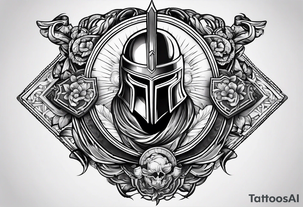 Spartan crest tattoo idea