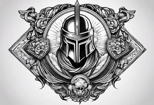 Spartan crest tattoo idea