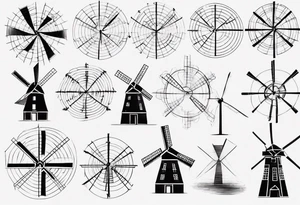 Friendship graph mathematically correct with a prime knot 6,1, dutch windmill graph tattoo idea