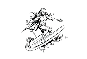 Silver Surfer tattoo idea