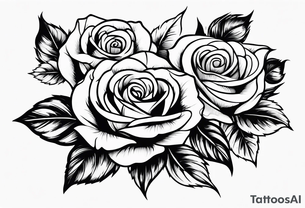 Roses tattoo idea