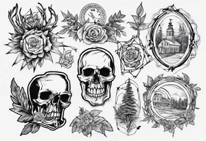 draw the outline of the state of New Hampshire tattoo idea