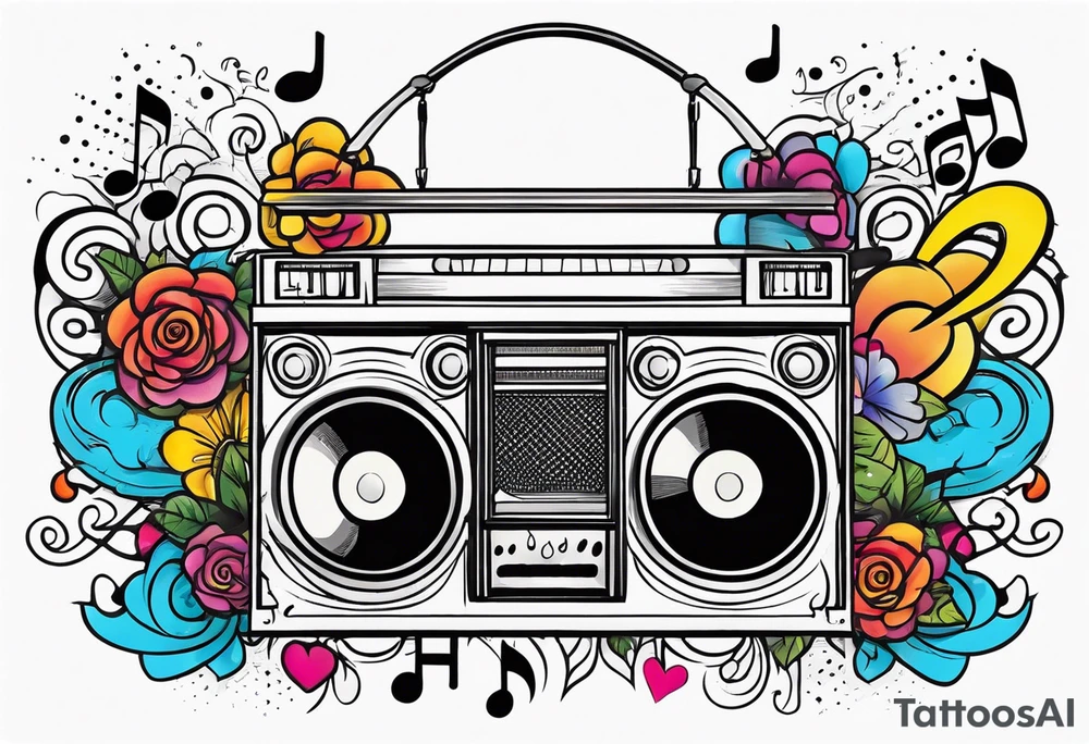 music tattoo idea