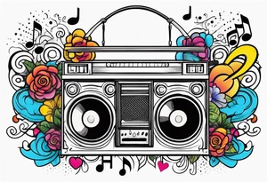 music tattoo idea