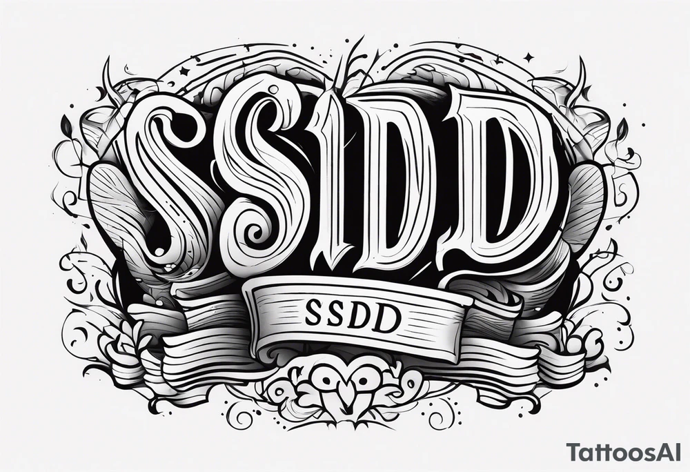 Ssdd tattoo idea