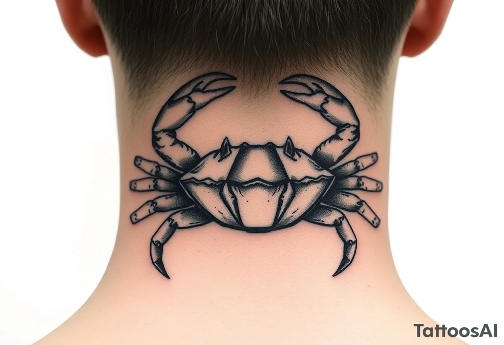 Sign of a caner a crab tattoo idea