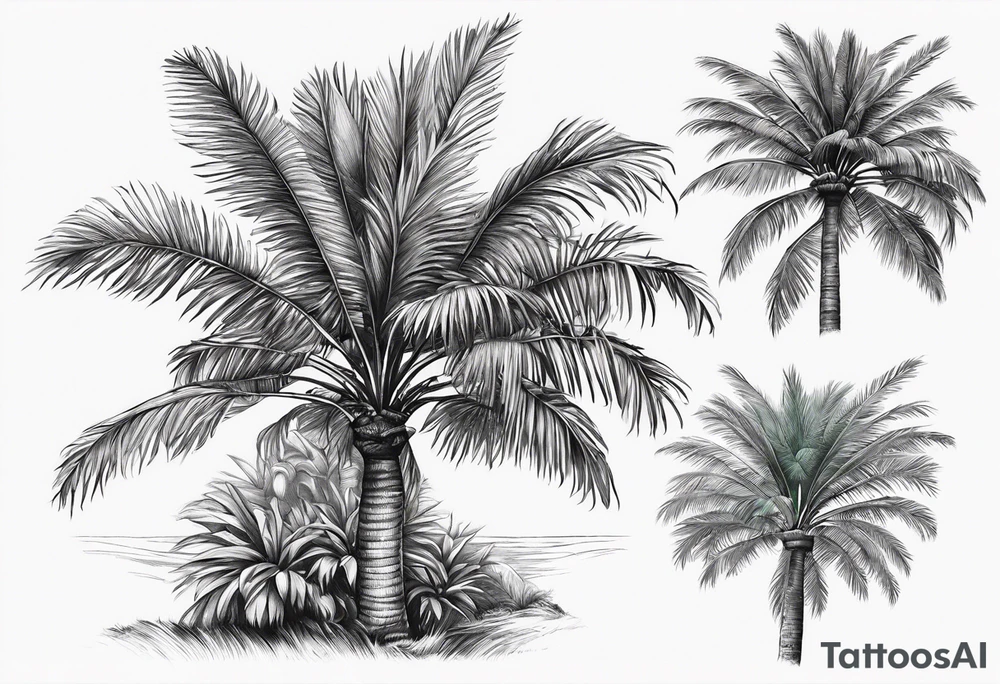quindio wax palm tattoo idea
