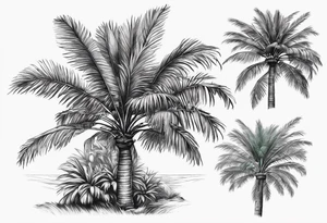 quindio wax palm tattoo idea