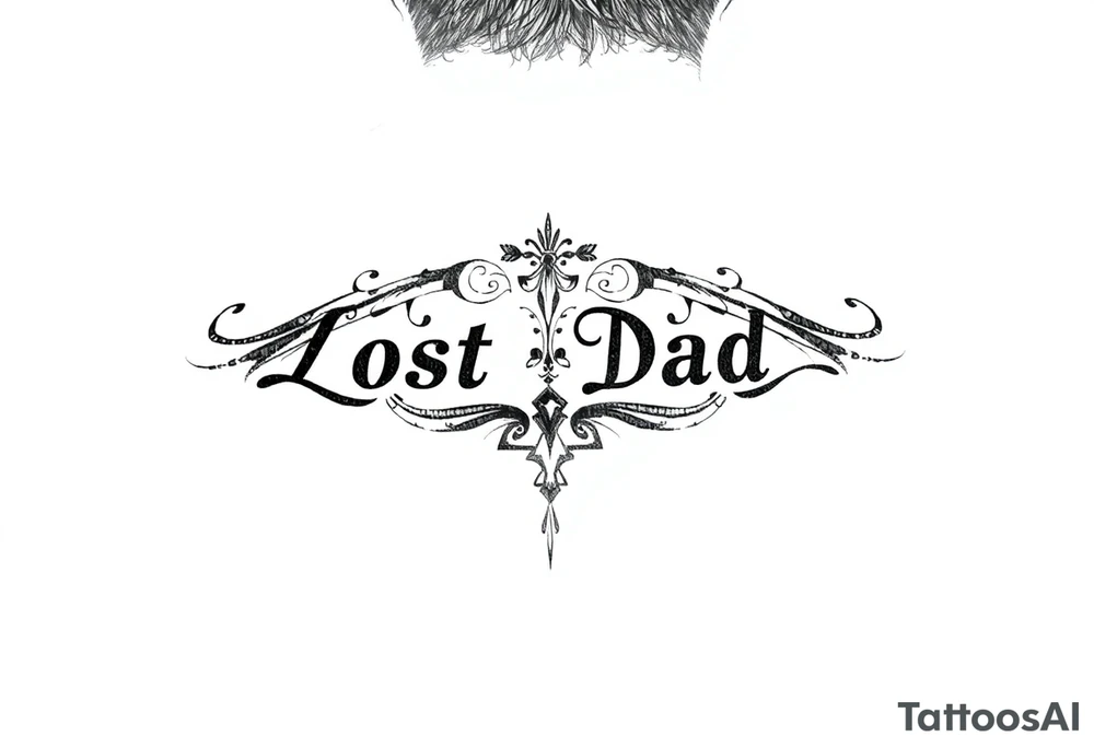 Tattoo for lost dad tattoo idea