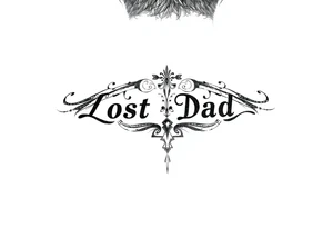 Tattoo for lost dad tattoo idea