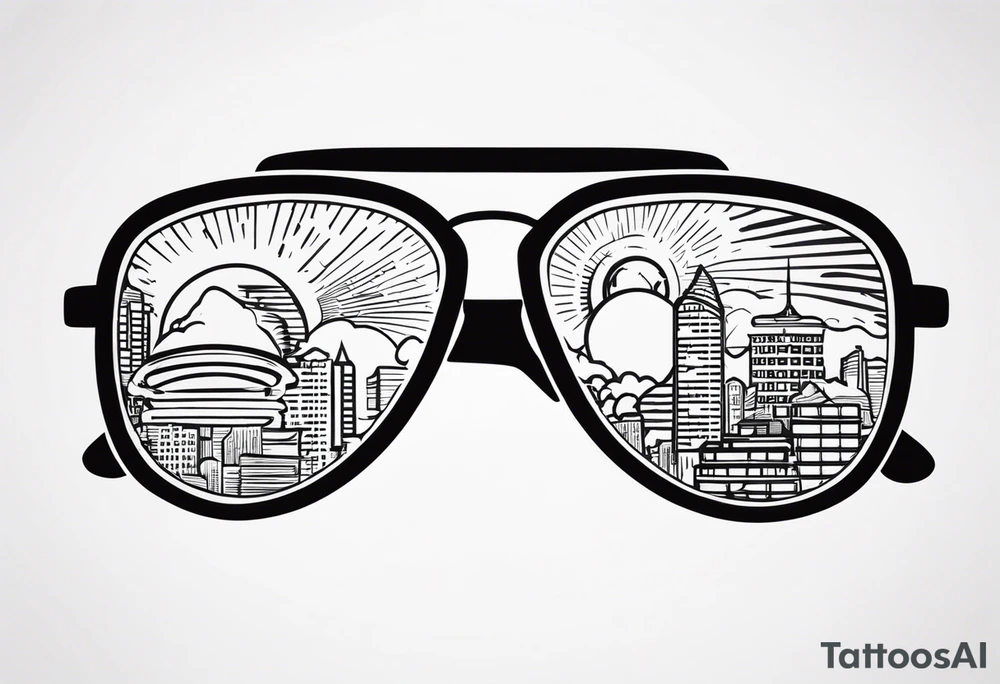 sunglasses Officer tattoo idea