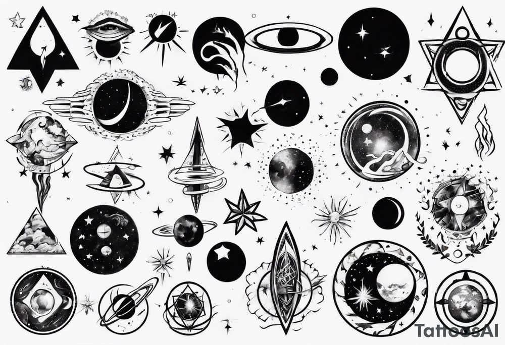 Universe tattoo idea