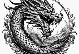 Wyrm tattoo idea