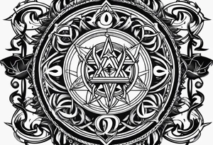Witch symbol tattoo idea