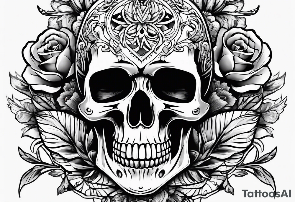 skeleton tattoo idea