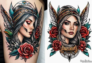 Broken arrow tattoo idea