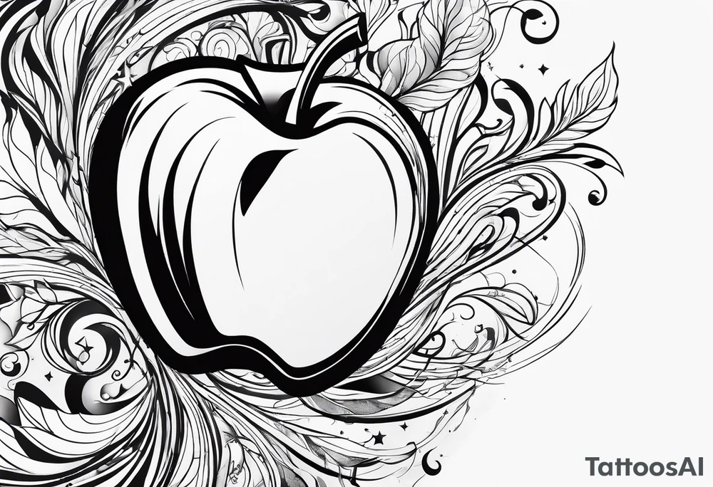 Apple, “Apple of my eye” tattoo idea