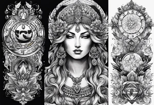 Stoic symbols tattoo idea
