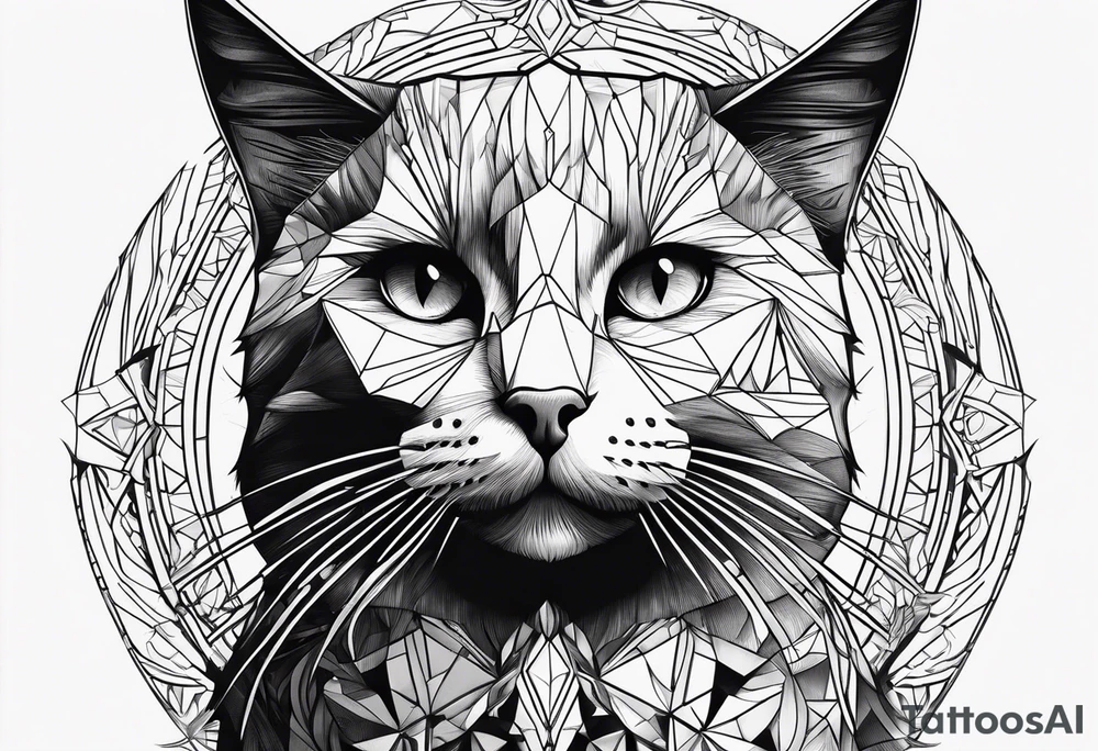 Black Cat tattoo idea