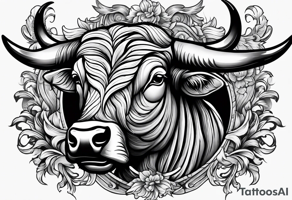 take the bull by its horns tattoo idea