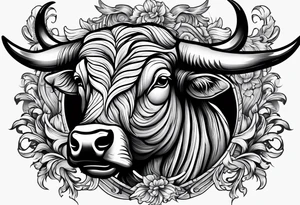 take the bull by its horns tattoo idea