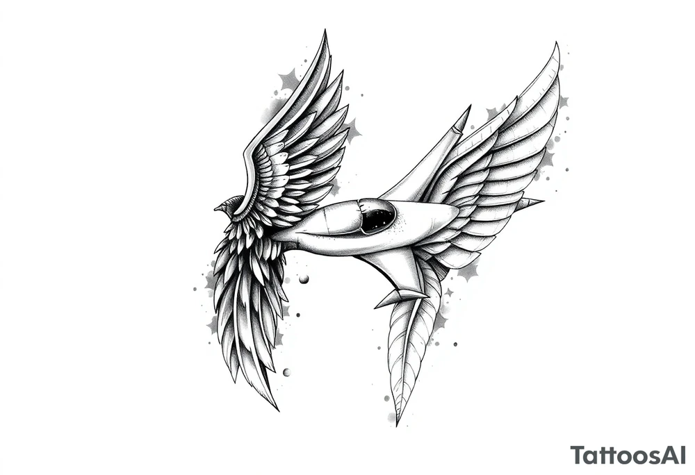 aviation sleeve tattoo idea