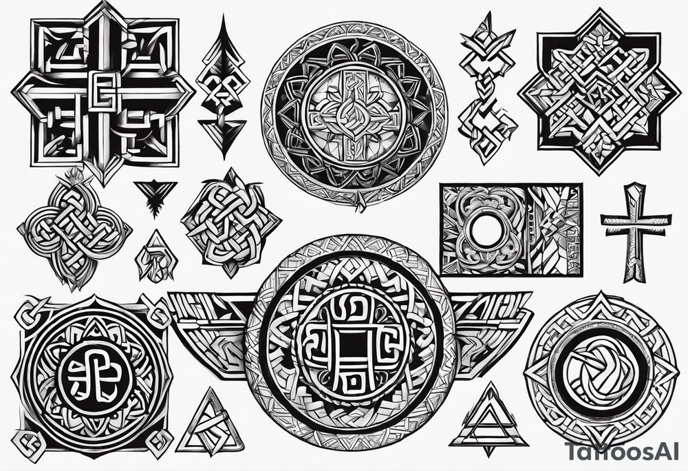 Slavic symbols, runes tattoo idea