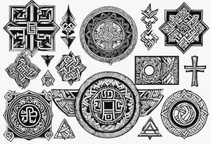 Slavic symbols, runes tattoo idea