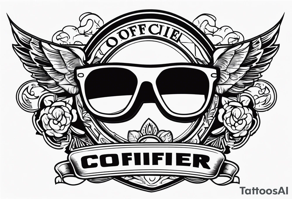 sunglasses Officer tattoo idea
