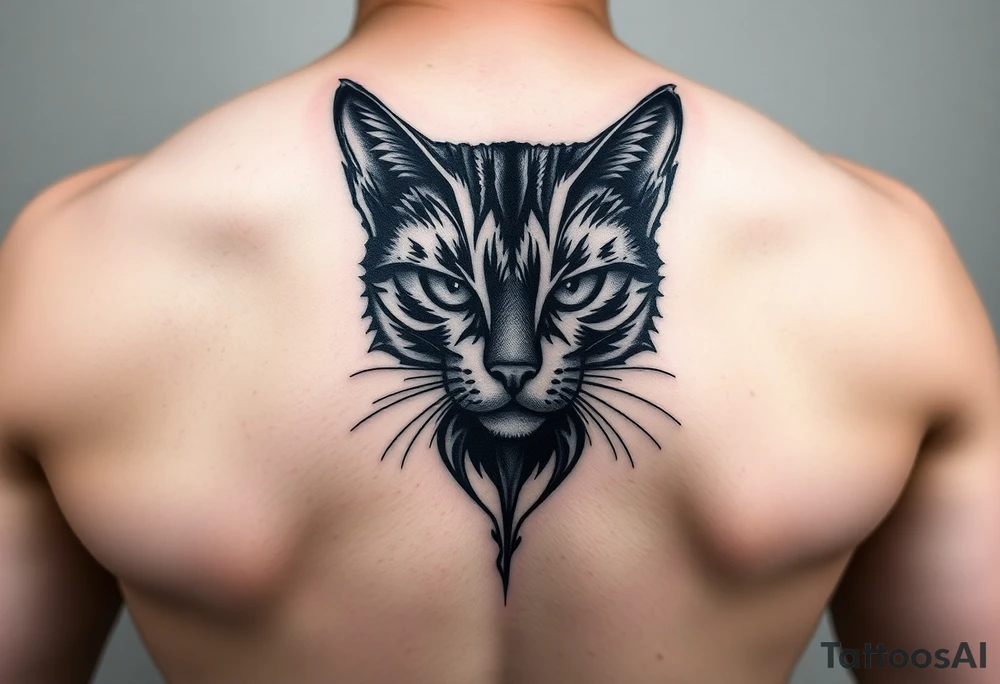 Black Cat tattoo idea