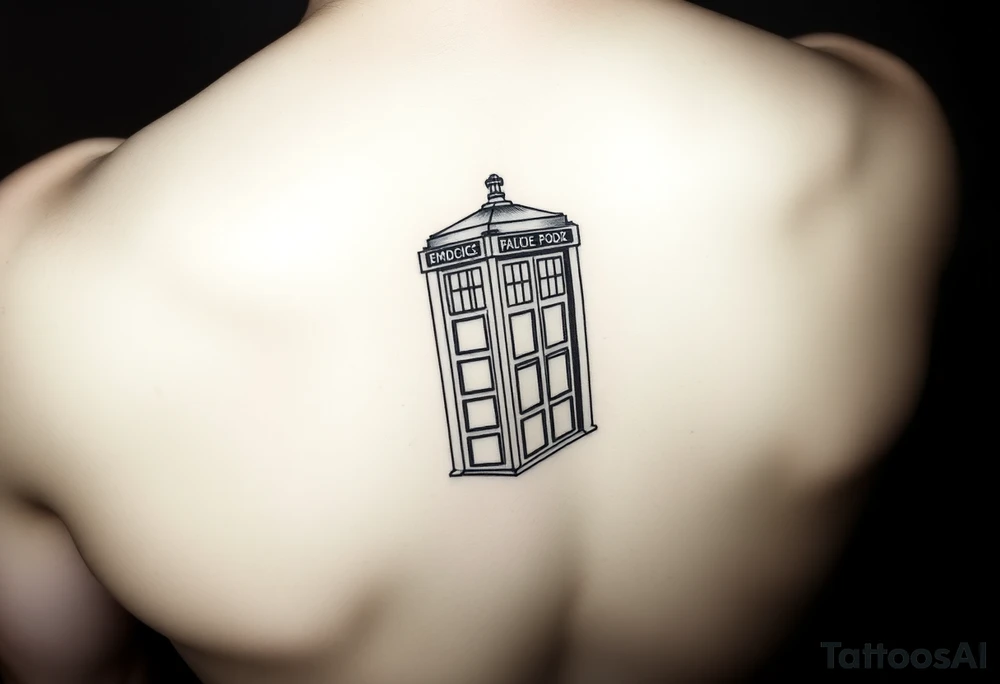 tardis tattoo idea