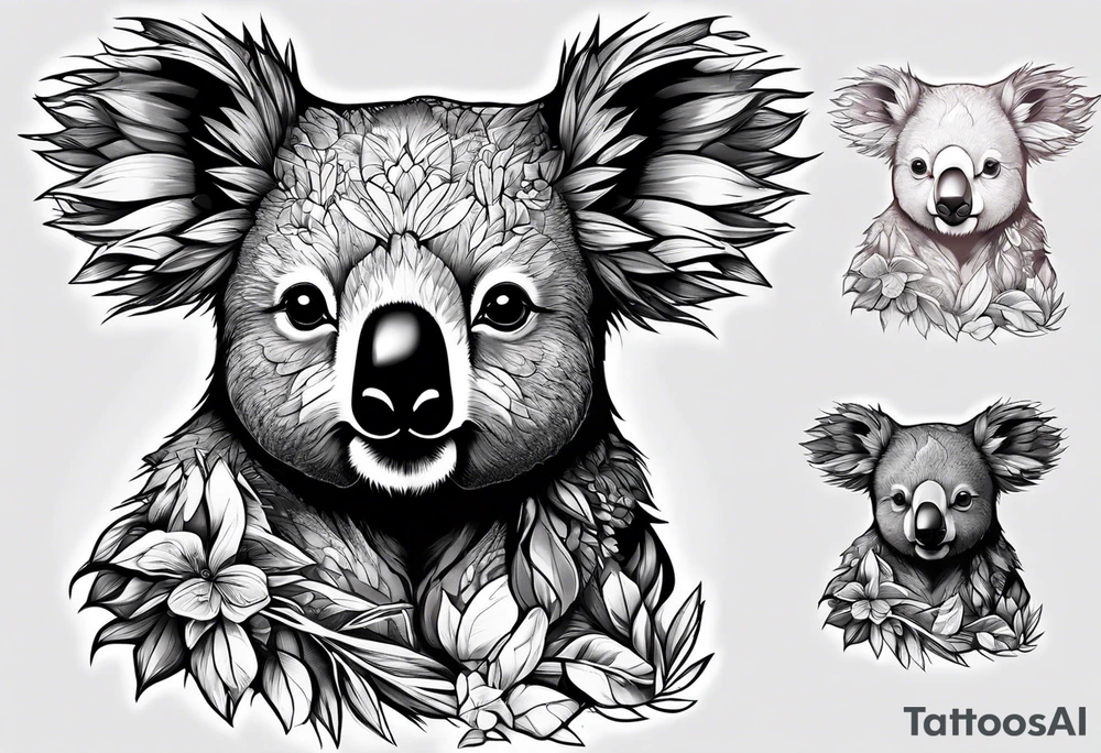 koala tattoo idea