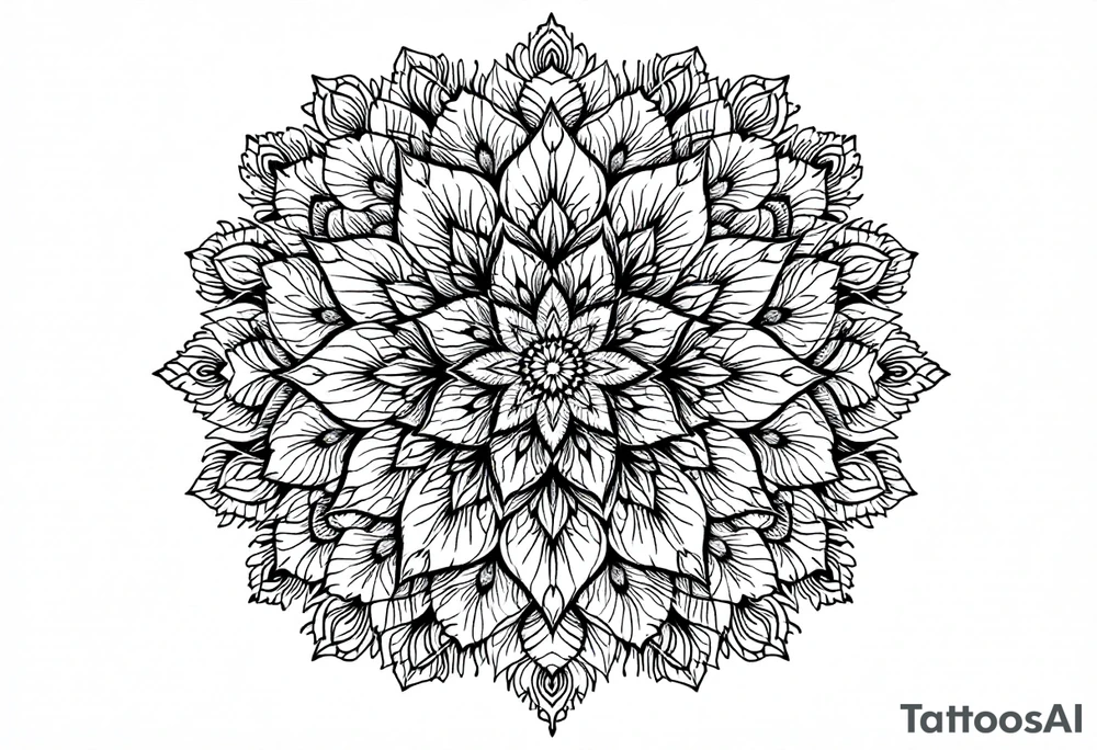 mandala including words pain is temporary and make it taller than wider and a flower look tattoo idea