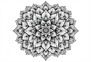 mandala including words pain is temporary and make it taller than wider and a flower look tattoo idea