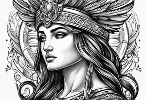 Athena looking up tattoo idea