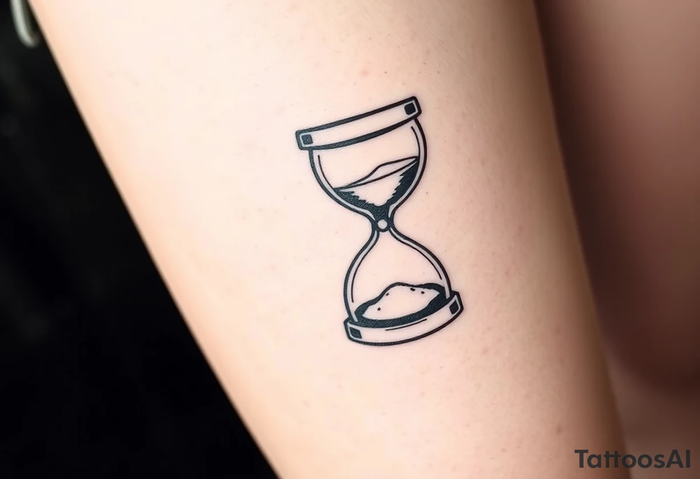hourglass tattoo idea